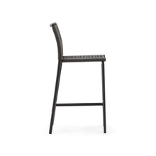 Load image into Gallery viewer, Culip outdoor stool made of rope cord and grey aluminum 65 cm - image 3