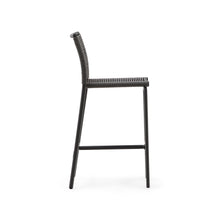 Load image into Gallery viewer, Culip outdoor stool made of rope cord and grey aluminum 65 cm - image 4
