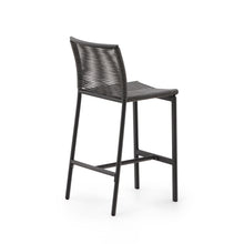 Load image into Gallery viewer, Culip outdoor stool made of rope cord and grey aluminum 65 cm - image 6