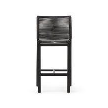 Load image into Gallery viewer, Culip outdoor stool made of rope cord and grey aluminum 65 cm - image 7