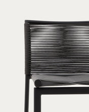 Load image into Gallery viewer, Culip outdoor stool made of rope cord and grey aluminum 65 cm - image 11