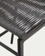 Load image into Gallery viewer, Culip outdoor stool made of rope cord and grey aluminum 65 cm - image 12