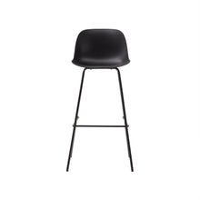 Load image into Gallery viewer, Altea black stool with black-finished steel legs 75 cm - image 7