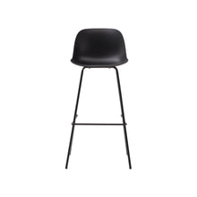Load image into Gallery viewer, Altea black stool with black-finished steel legs 75 cm - image 8