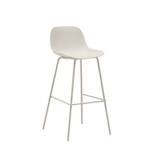 Load image into Gallery viewer, Altea beige stool with beige-finished steel legs 75 cm - image 2
