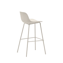 Load image into Gallery viewer, Altea beige stool with beige-finished steel legs 75 cm - image 5