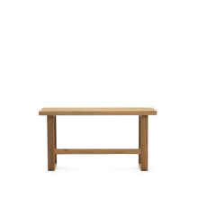 Load image into Gallery viewer, Canadell 100% outdoor solid recycled teak tall bench, 130 cm - image 2