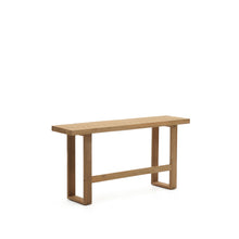 Load image into Gallery viewer, Canadell 100% outdoor solid recycled teak tall bench, 130 cm - image 4