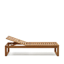 Load image into Gallery viewer, Sulamita outdoor sun lounger made from solid acacia wood FSC 100% - image 5
