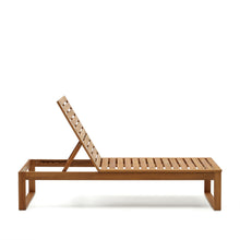 Load image into Gallery viewer, Sulamita outdoor sun lounger made from solid acacia wood FSC 100% - image 13