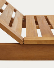 Load image into Gallery viewer, Sulamita outdoor sun lounger made from solid acacia wood FSC 100% - image 17