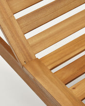 Load image into Gallery viewer, Sulamita outdoor sun lounger made from solid acacia wood FSC 100% - image 20