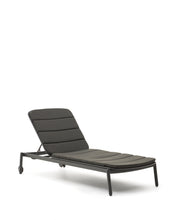 Load image into Gallery viewer, Marcona aluminium sun lounger in a black paint finish - image 2