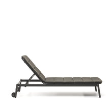 Load image into Gallery viewer, Marcona aluminium sun lounger in a black paint finish - image 3