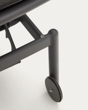 Load image into Gallery viewer, Marcona aluminium sun lounger in a black paint finish - image 13