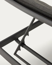 Load image into Gallery viewer, Marcona aluminium sun lounger in a black paint finish - image 14