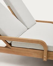 Load image into Gallery viewer, Sonsaura double sun lounger made from solid eucalyptus wood FSC 100% - image 12