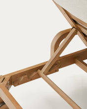 Load image into Gallery viewer, Sonsaura sun lounger made from solid eucalyptus wood FSC 100% - image 9