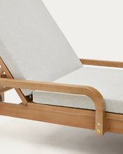 Load image into Gallery viewer, Sonsaura sun lounger made from solid eucalyptus wood FSC 100% - image 10