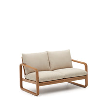 Load image into Gallery viewer, Sacaleta 2 seater sofa, made from solid eucalyptus wood 142 cm - image 4