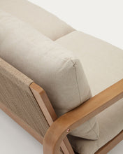 Load image into Gallery viewer, Sacaleta 2 seater sofa, made from solid eucalyptus wood 142 cm - image 14