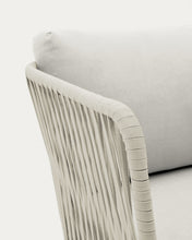Load image into Gallery viewer, Saconca outdoor 3-seater sofa in rope cord and grey galvanised steel 189 cm - image 14