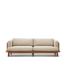 Load image into Gallery viewer, Turqueta 3-seater sofa made from solid teak wood 230 cm FSC 100%