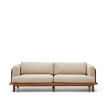 Load image into Gallery viewer, Turqueta 3-seater sofa made from solid teak wood 230 cm FSC 100% - image 2