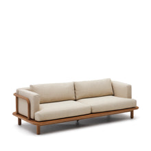 Load image into Gallery viewer, Turqueta 3-seater sofa made from solid teak wood 230 cm FSC 100% - image 4