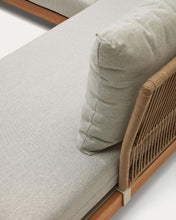 Load image into Gallery viewer, Raco 5 seater corner sofa and coffee table, made from solid acacia wood - image 10