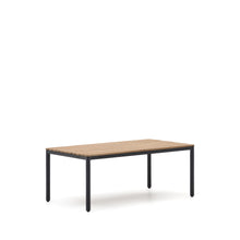 Load image into Gallery viewer, Aiguafreda set, 2 seater sofa, 2 chairs &amp; coffee table made from grey aluminium &amp; acacia - image 7