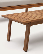 Load image into Gallery viewer, Frares set, 2 seater sofa, 2 armchairs &amp; coffee table, made from solid acacia wood - image 14