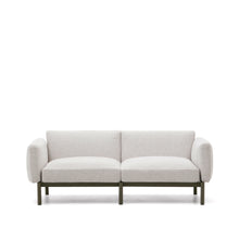 Load image into Gallery viewer, Sorells 2-seater modular outdoor sofa in aluminium with green finish 201 cm - image 3