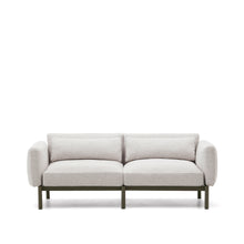 Load image into Gallery viewer, Sorells 2-seater modular outdoor sofa in aluminium with green finish 201 cm - image 5