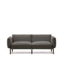 Load image into Gallery viewer, Sorells modular 2-seater outdoor sofa in aluminium with grey finish 201 cm - image 3