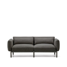 Load image into Gallery viewer, Sorells modular 2-seater outdoor sofa in aluminium with grey finish 201 cm - image 6