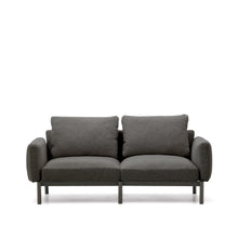 Load image into Gallery viewer, Sorells modular 2-seater outdoor sofa in aluminium with grey finish 201 cm - image 8