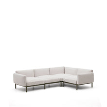 Load image into Gallery viewer, Sorells modular 5-seater outdoor corner sofa in aluminium with green finish 276 x 191,5 cm - image 2