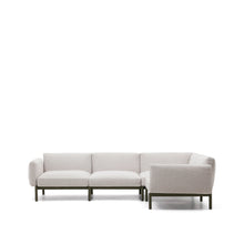 Load image into Gallery viewer, Sorells modular 5-seater outdoor corner sofa in aluminium with green finish 276 x 191,5 cm - image 4