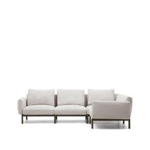 Load image into Gallery viewer, Sorells modular 5-seater outdoor corner sofa in aluminium with green finish 276 x 191,5 cm - image 7