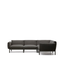 Load image into Gallery viewer, Sorells modular 5-seater outdoor corner sofa in aluminium with grey finish 276 x 191,5 cm - image 4