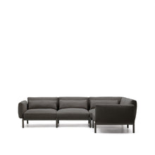 Load image into Gallery viewer, Sorells modular 5-seater outdoor corner sofa in aluminium with grey finish 276 x 191,5 cm - image 5