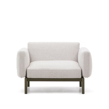 Load image into Gallery viewer, Sorells outdoor modular armchair in aluminium with green finish - image 7
