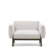 Load image into Gallery viewer, Sorells outdoor modular armchair in aluminium with green finish - image 8