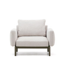 Load image into Gallery viewer, Sorells outdoor modular armchair in aluminium with green finish - image 11