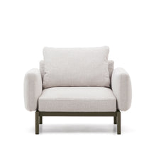 Load image into Gallery viewer, Sorells outdoor modular armchair in aluminium with green finish - image 12