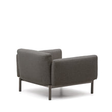 Load image into Gallery viewer, Sorells modular outdoor armchair in aluminium with a grey finish - image 5