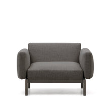 Load image into Gallery viewer, Sorells modular outdoor armchair in aluminium with a grey finish - image 7