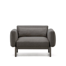 Load image into Gallery viewer, Sorells modular outdoor armchair in aluminium with a grey finish - image 9