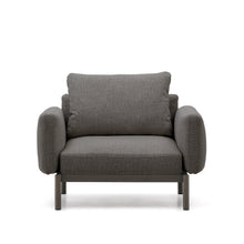Load image into Gallery viewer, Sorells modular outdoor armchair in aluminium with a grey finish - image 11